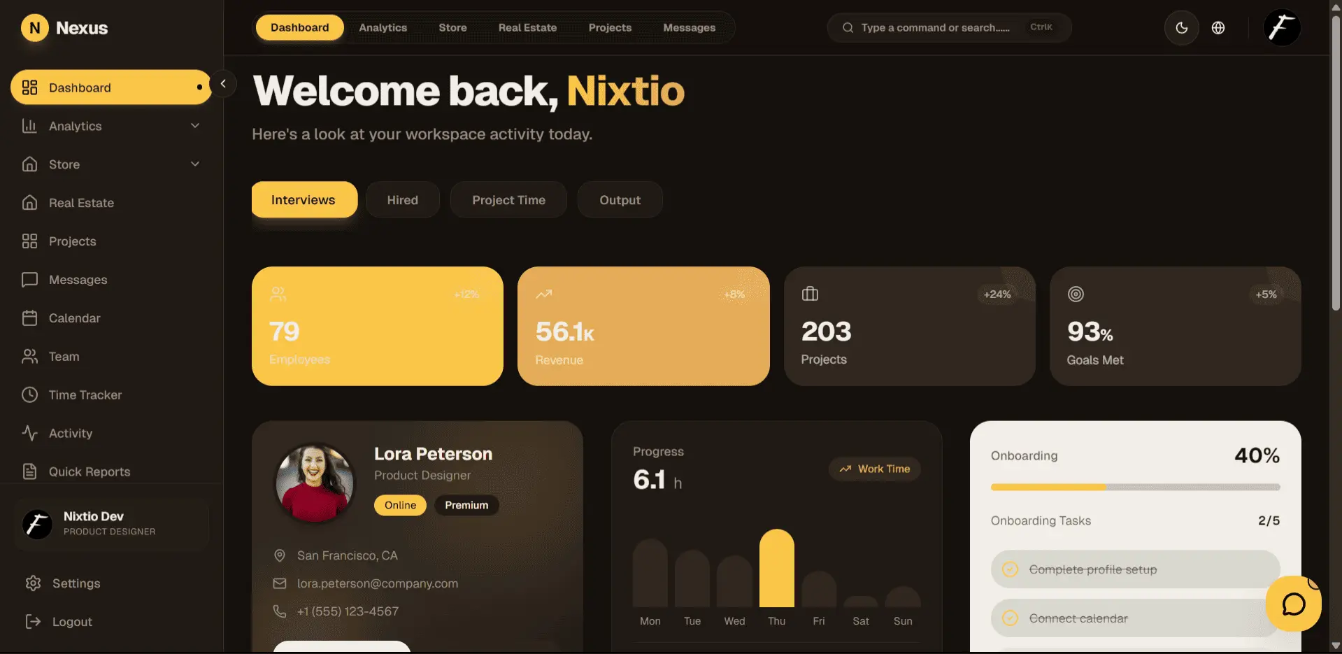 Nexus Dashboard