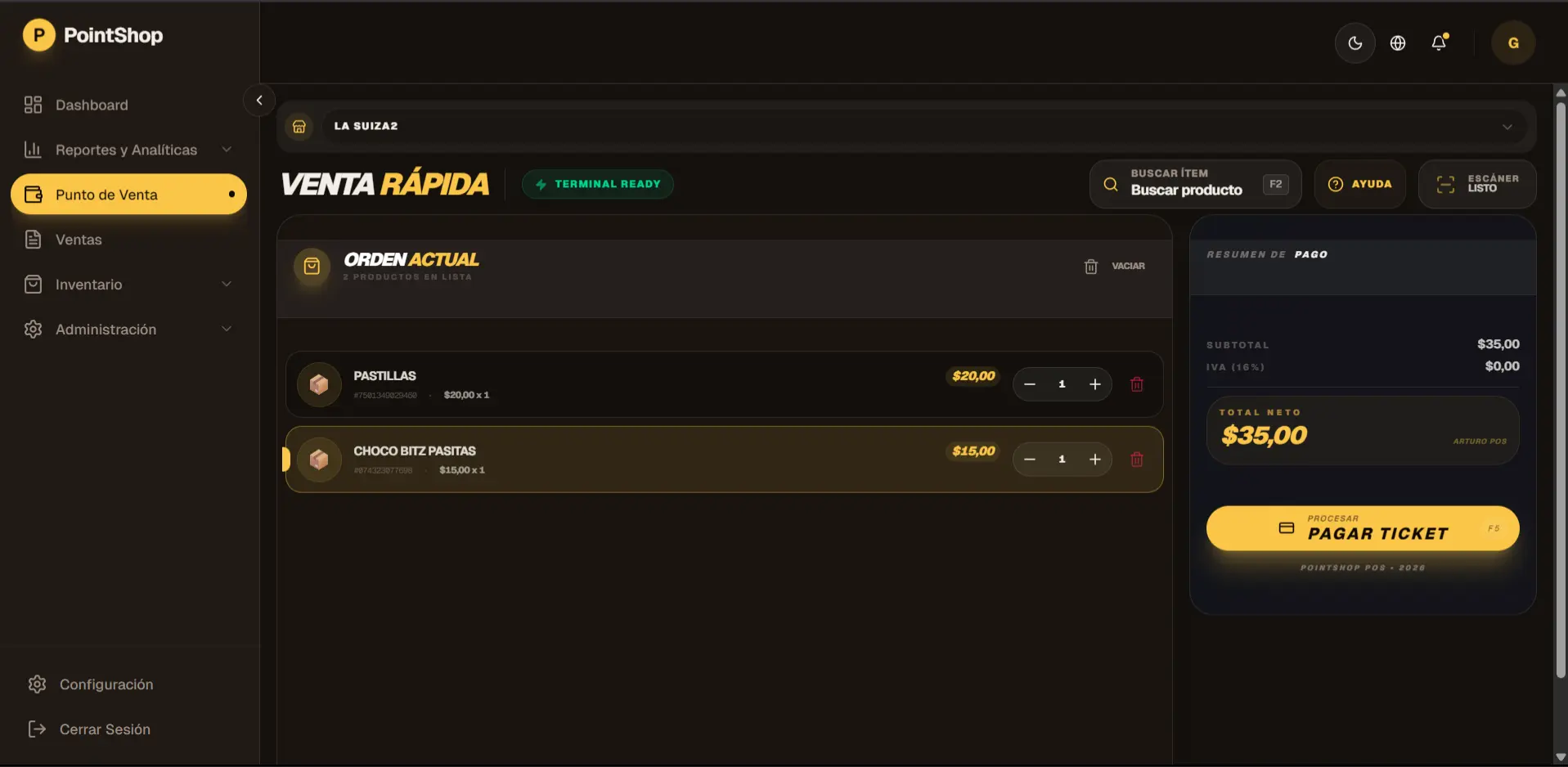 POS System — Multi-Store