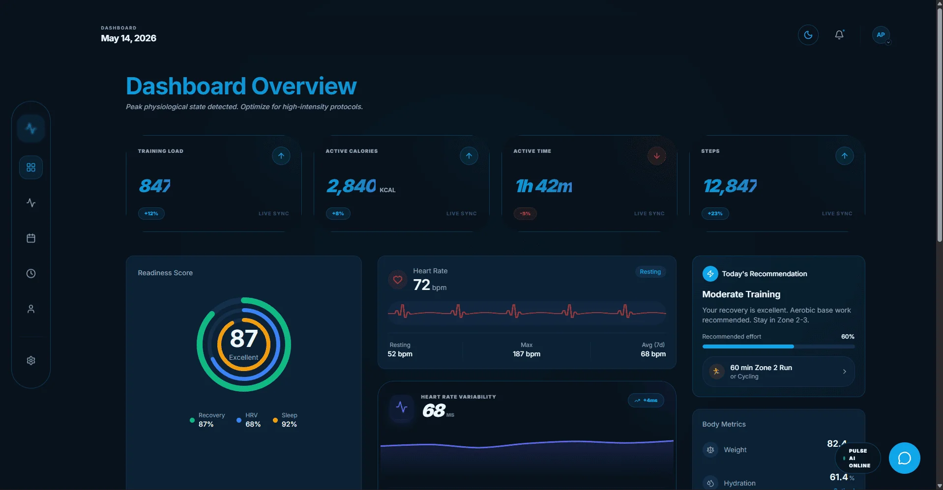 Pulse Fitness — Gym Management