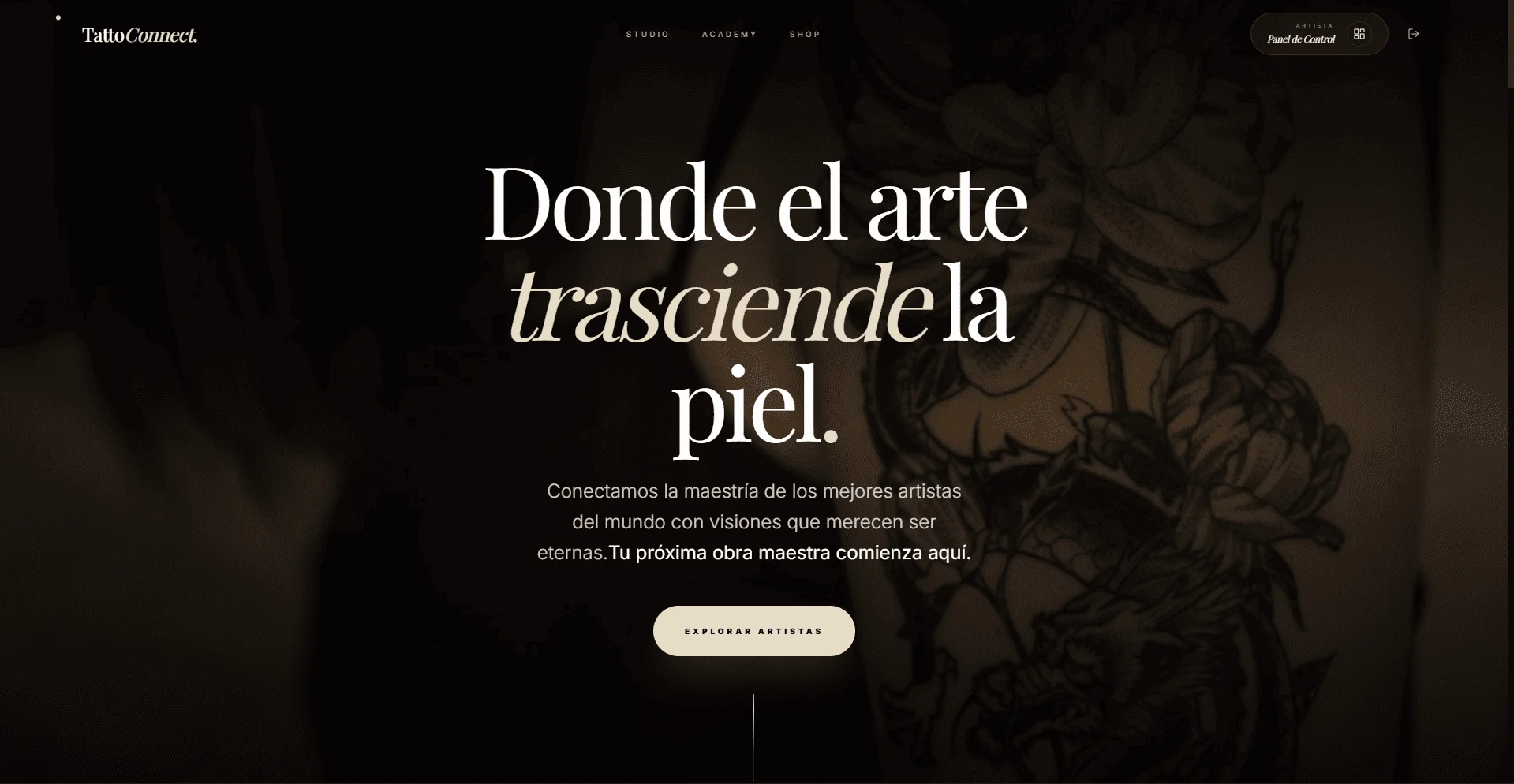 Tatto Studio — Artist Portfolio